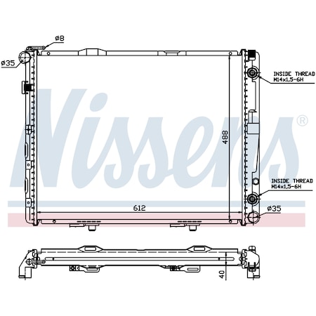 Nissen Radiator, 62679A 62679A